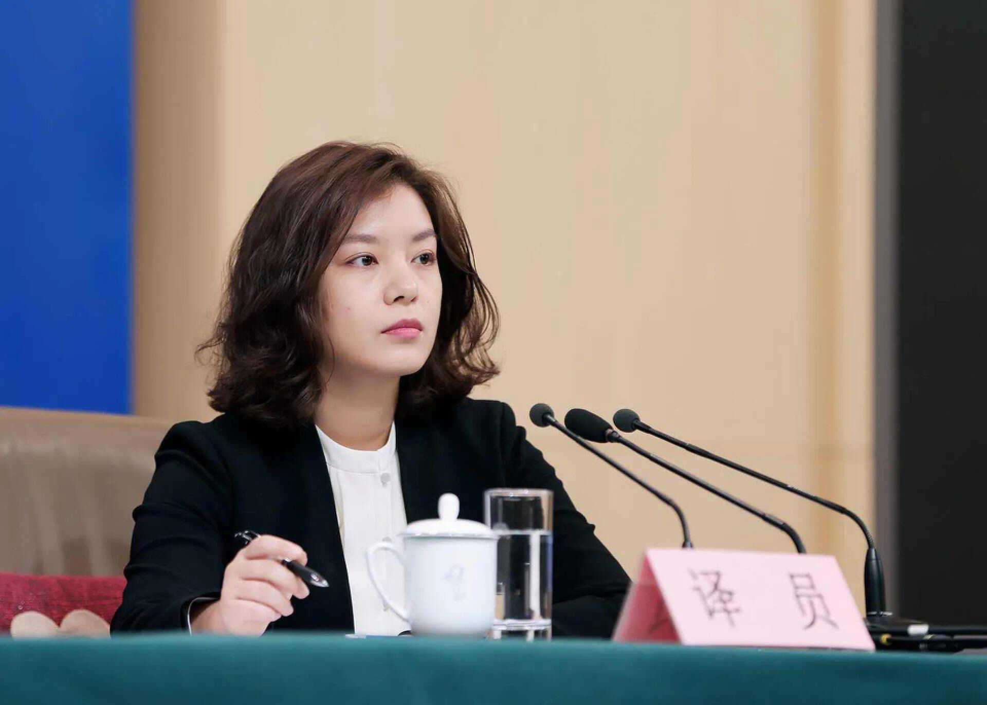 "The Most Beautiful Translator" Zhang Jing 38yearold dresses