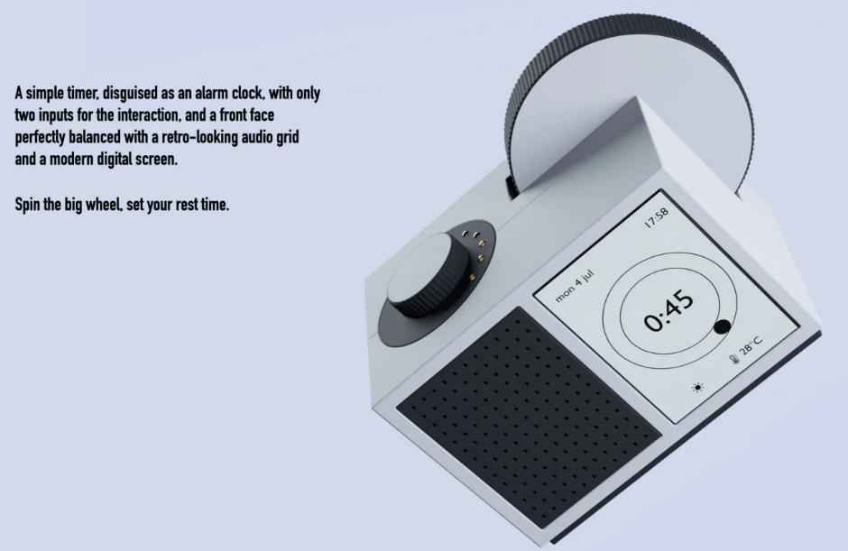 Product design a retro timer concept for naps iNEWS