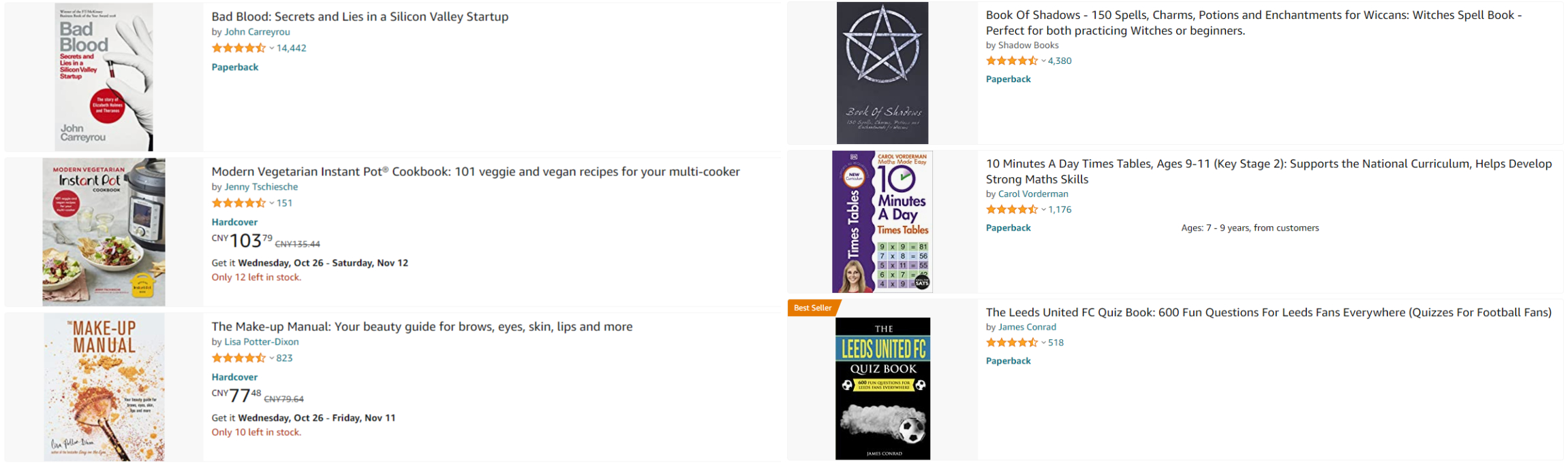 Amazon UK Top 10 Stores Ranking iNEWS