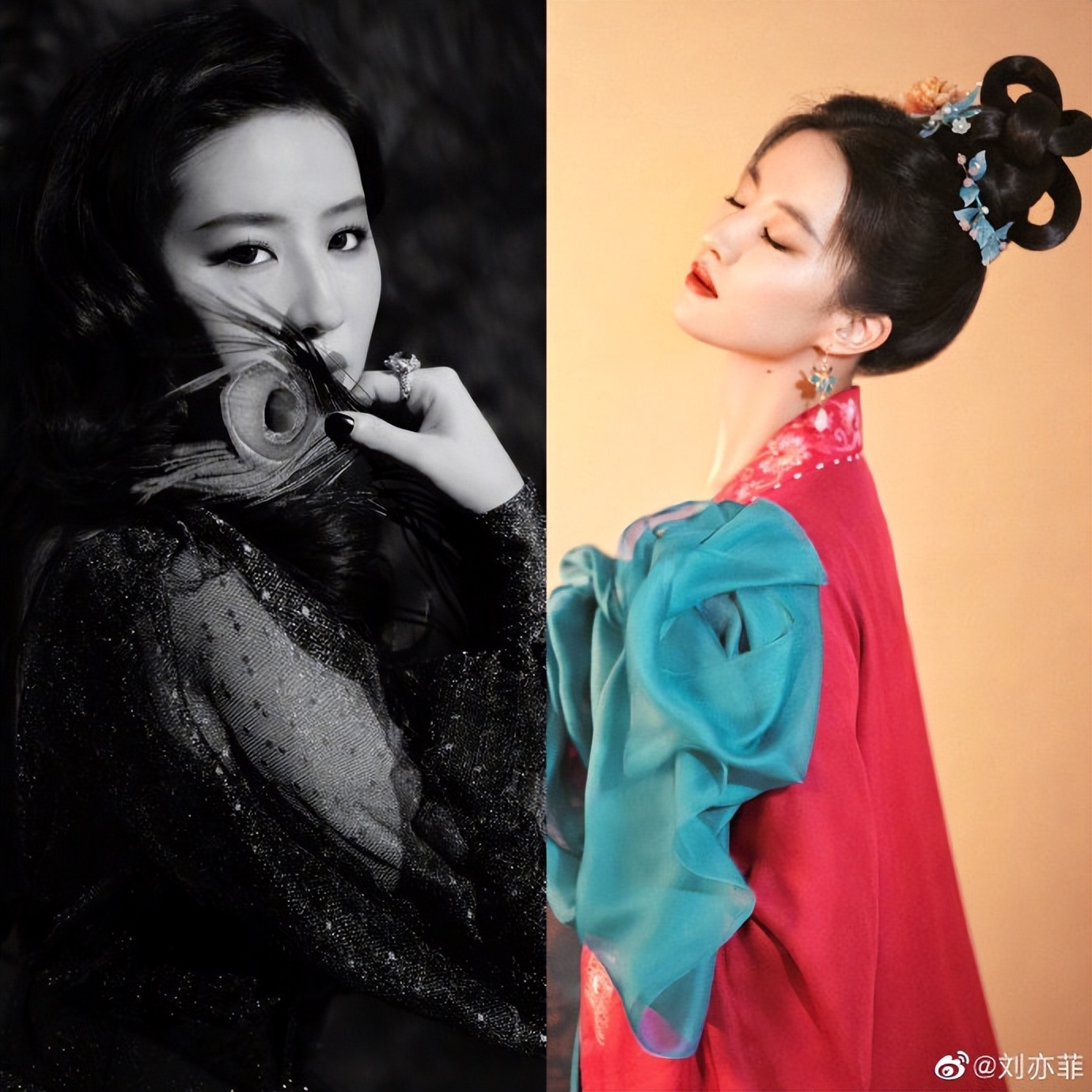 Old photos of Liu Yifei and Zhang Xiang in the same frame 12 years ago ...