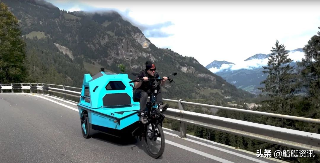 Amphibious three-wheeled RV camper designed for sustainable outdoor ...