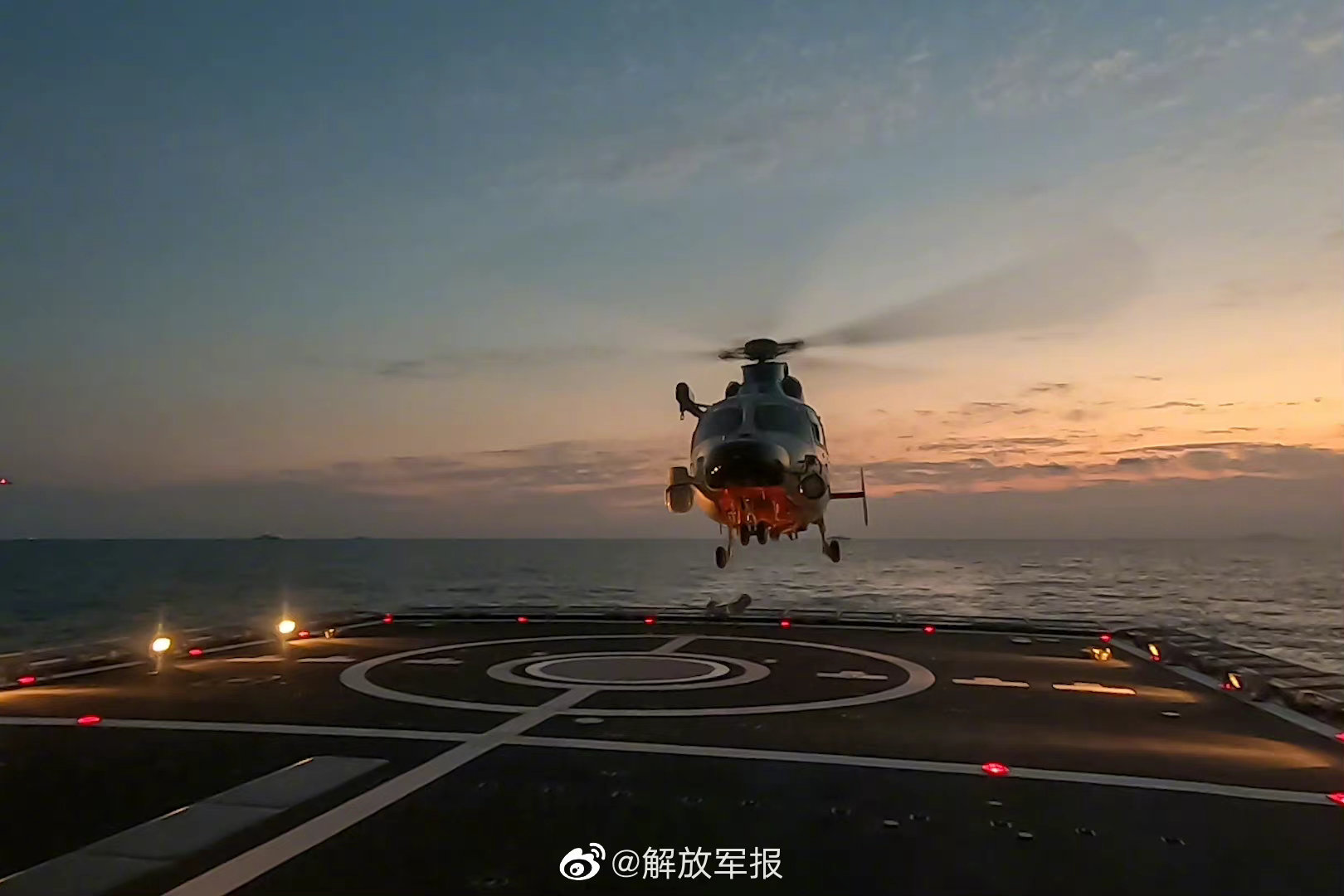 Shipborne Helicopter Sea And Air Sharpen The Sword Imedia