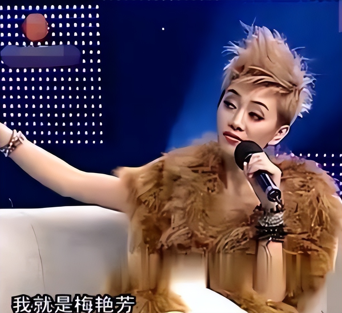 She became famous by imitating stars. In order to imitate Anita Mui, she underwent plastic