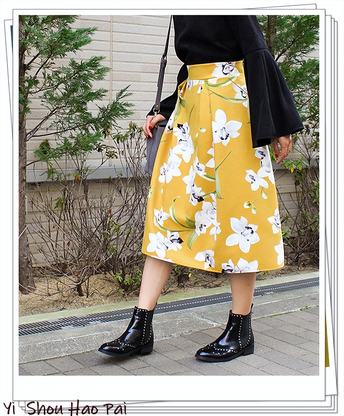 Unassuming and "mustard yellow" skirt collocations to share