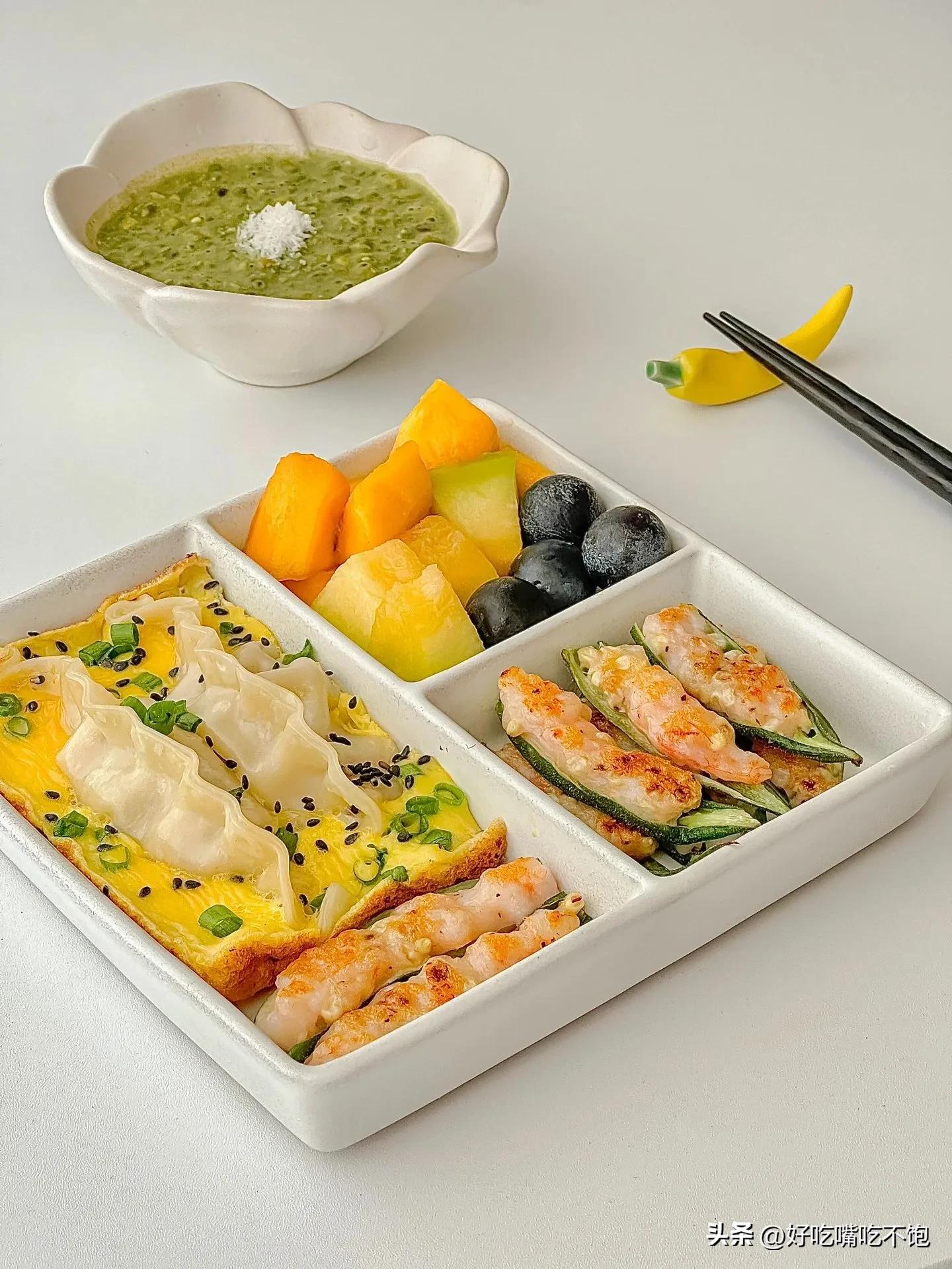 Stomachnourishing breakfast that is not greasy Fried dumplings with