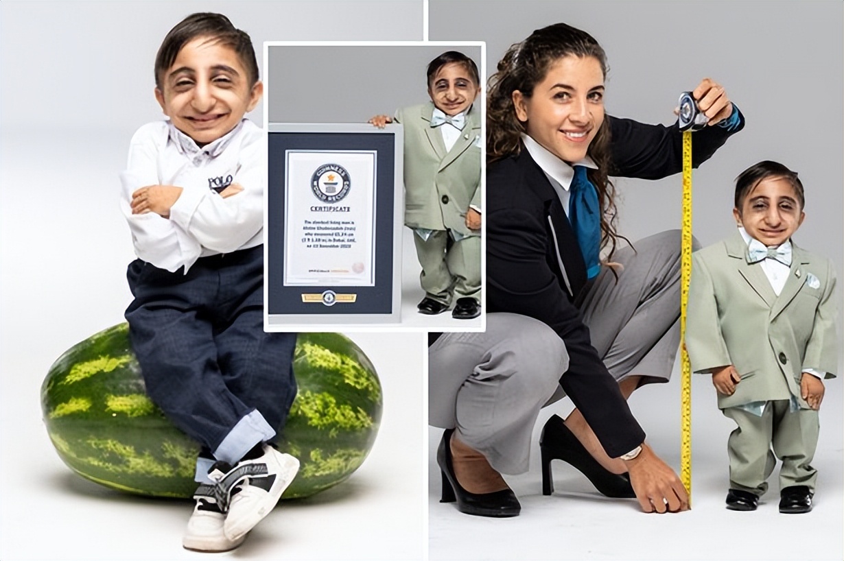 Man crowned world's shortest man is 2ft tall and almost the size of a