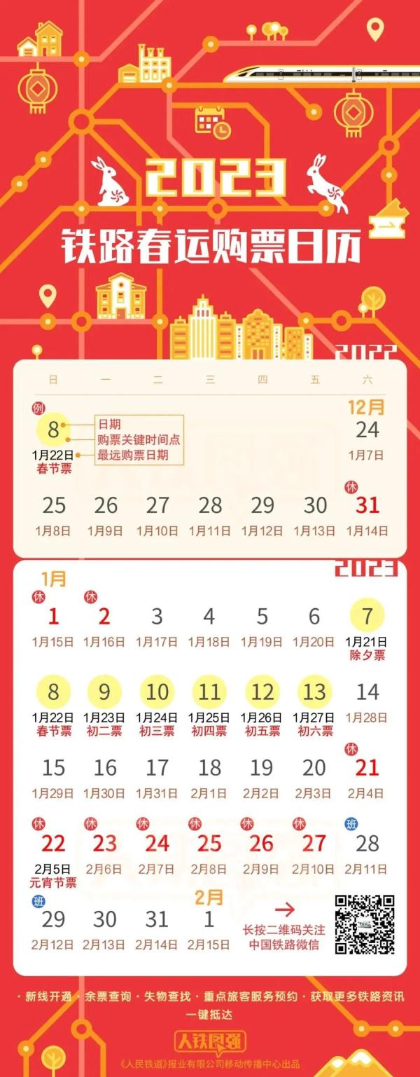 春运火车票提前几天预售（春运火车票什么时候开始预售）